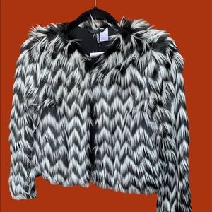 Faux Fur Jacket Size 4